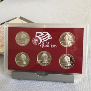 US Mint SILVER Proof Set 2004 state quarters